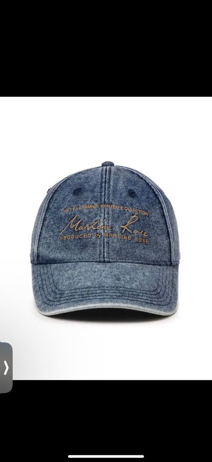 마틴로즈 로고 블루볼캡 OS 상품이미지2