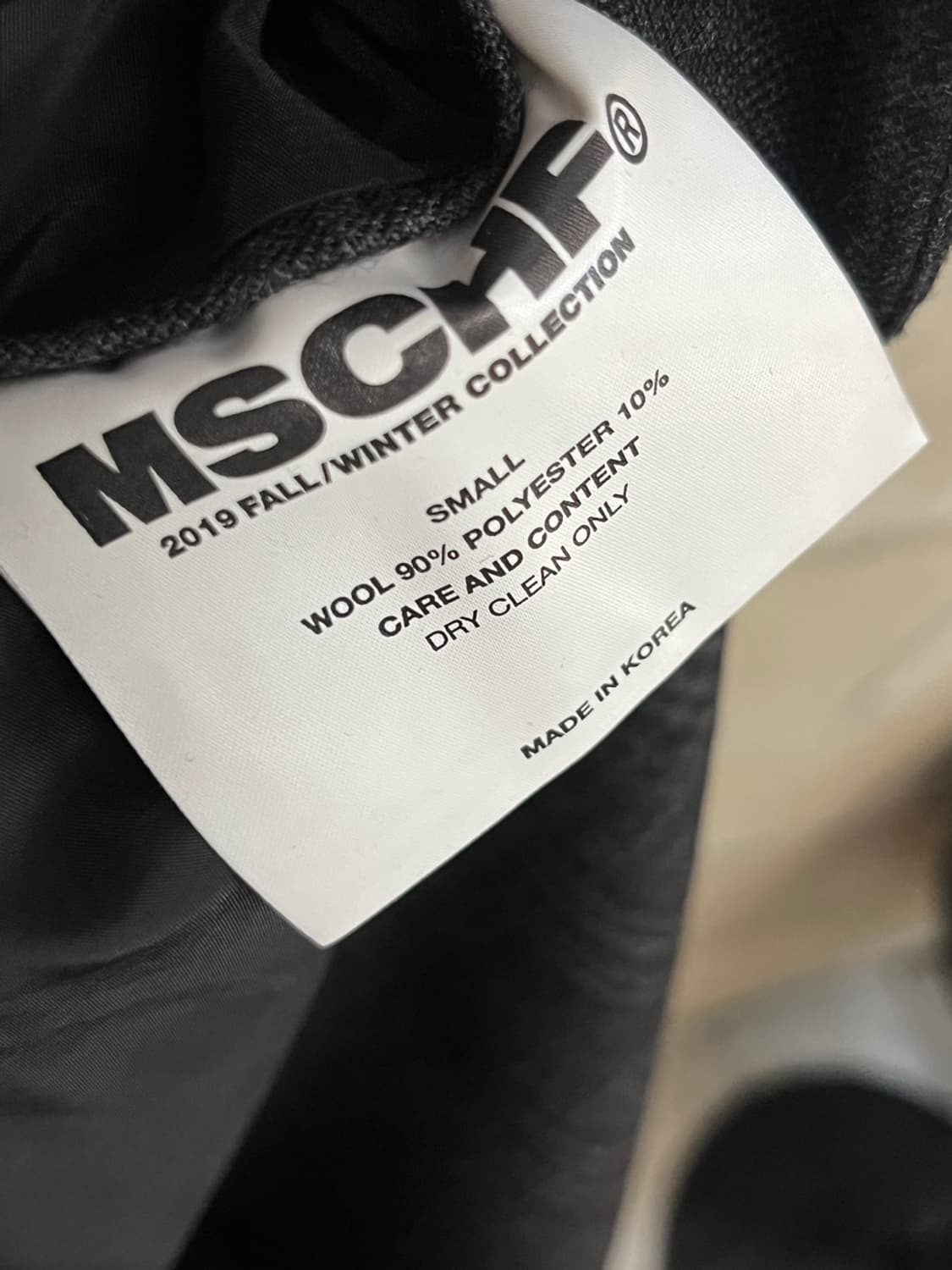 미스치프 19 F/W 체크 울 자켓 상품이미지6