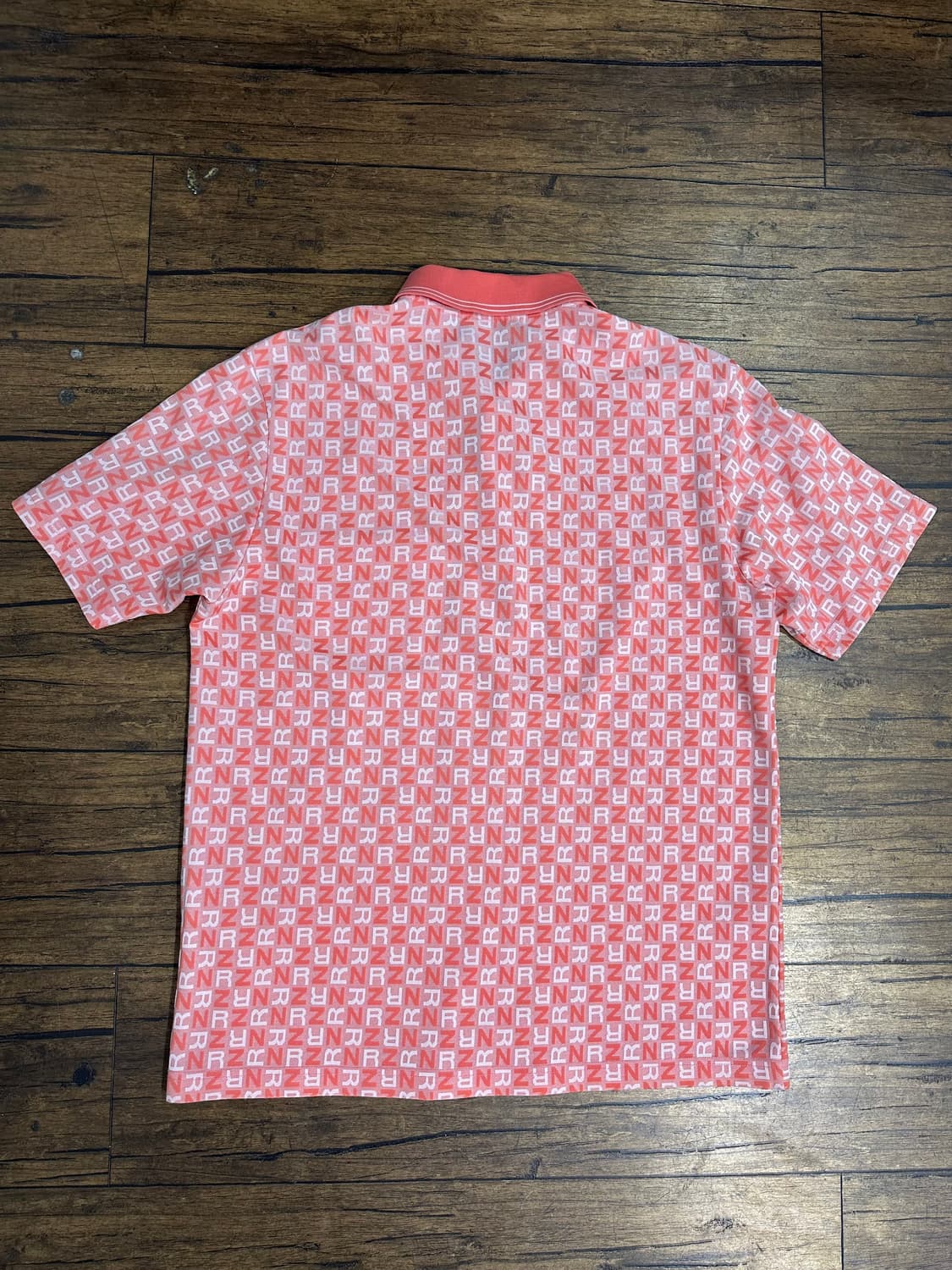 NINA RICCI GOLF 로고패턴 카라티 M 새제품 상품이미지4