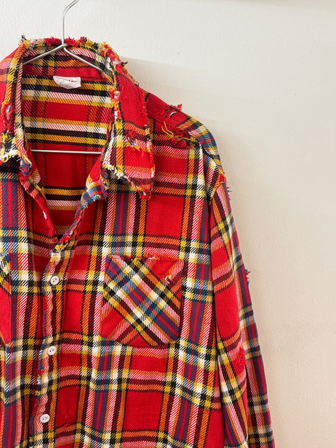 80s big mac flannel button up shirt 상품이미지3