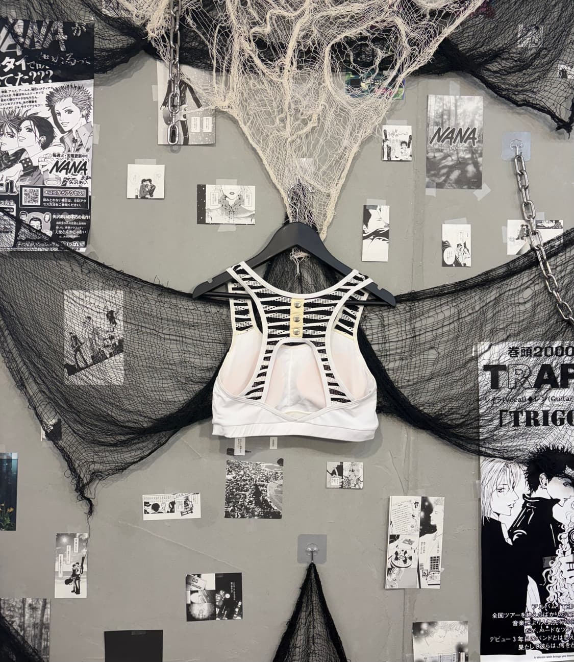 Gothic PUNK Skull Glitter Tank top 상품이미지8