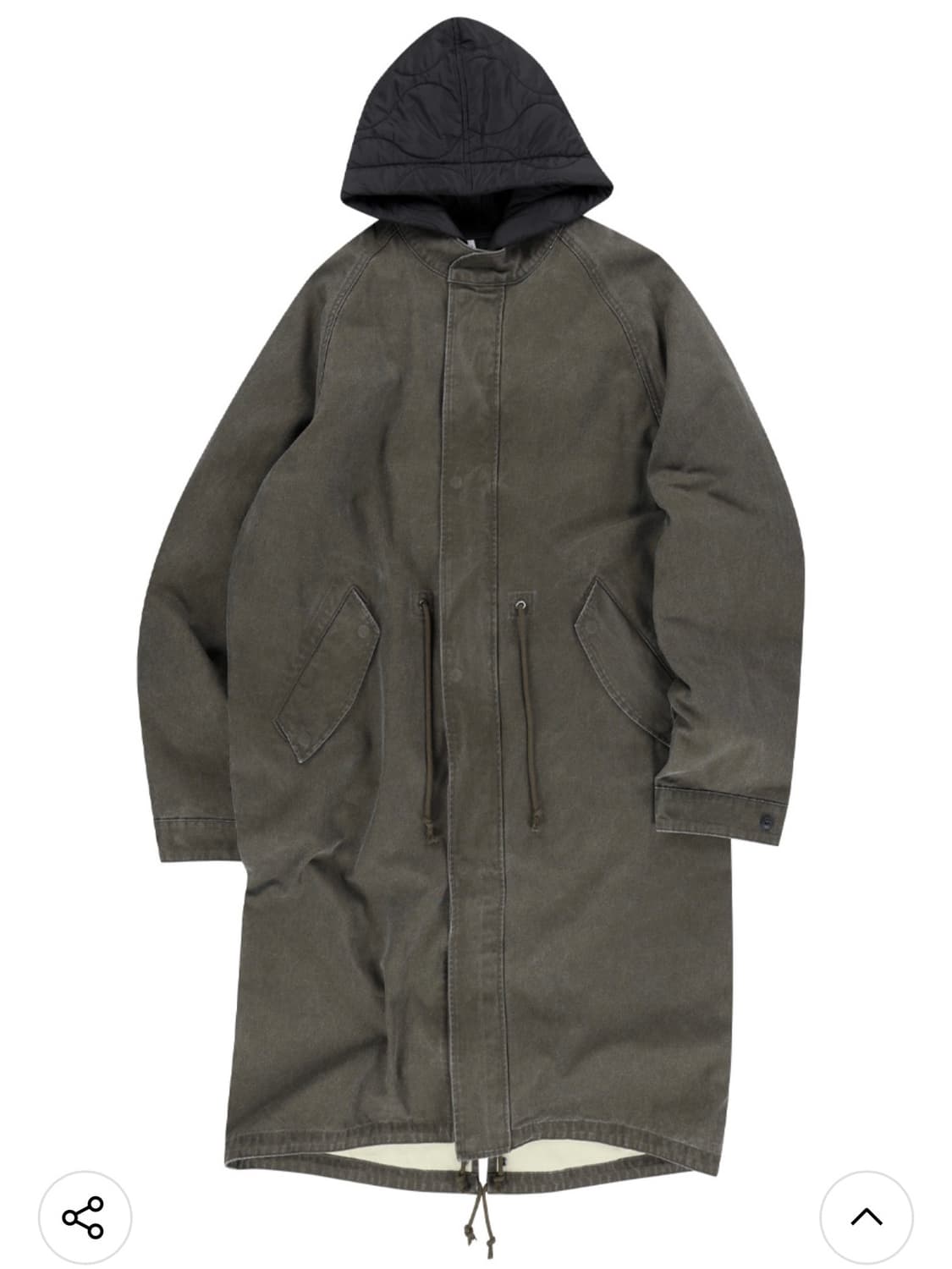 맥우드건 사파리 5310 피그먼트 탈부착 패딩 피쉬테일 브라운 야상재킷 상품이미지1