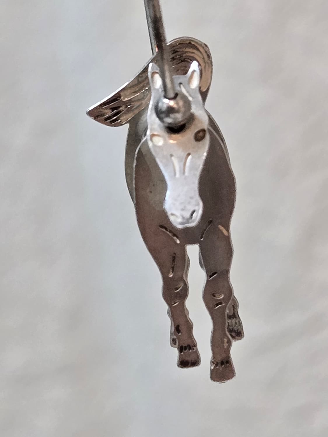 vintage sterling horse earring 상품이미지1