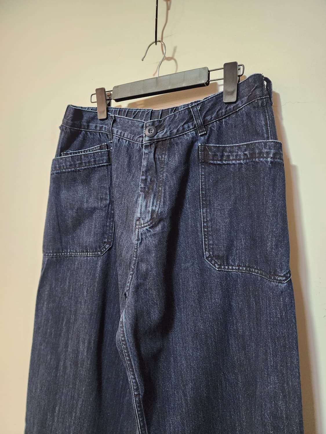 에스피오나지 데님 와이드 팬츠 XL 상품이미지2