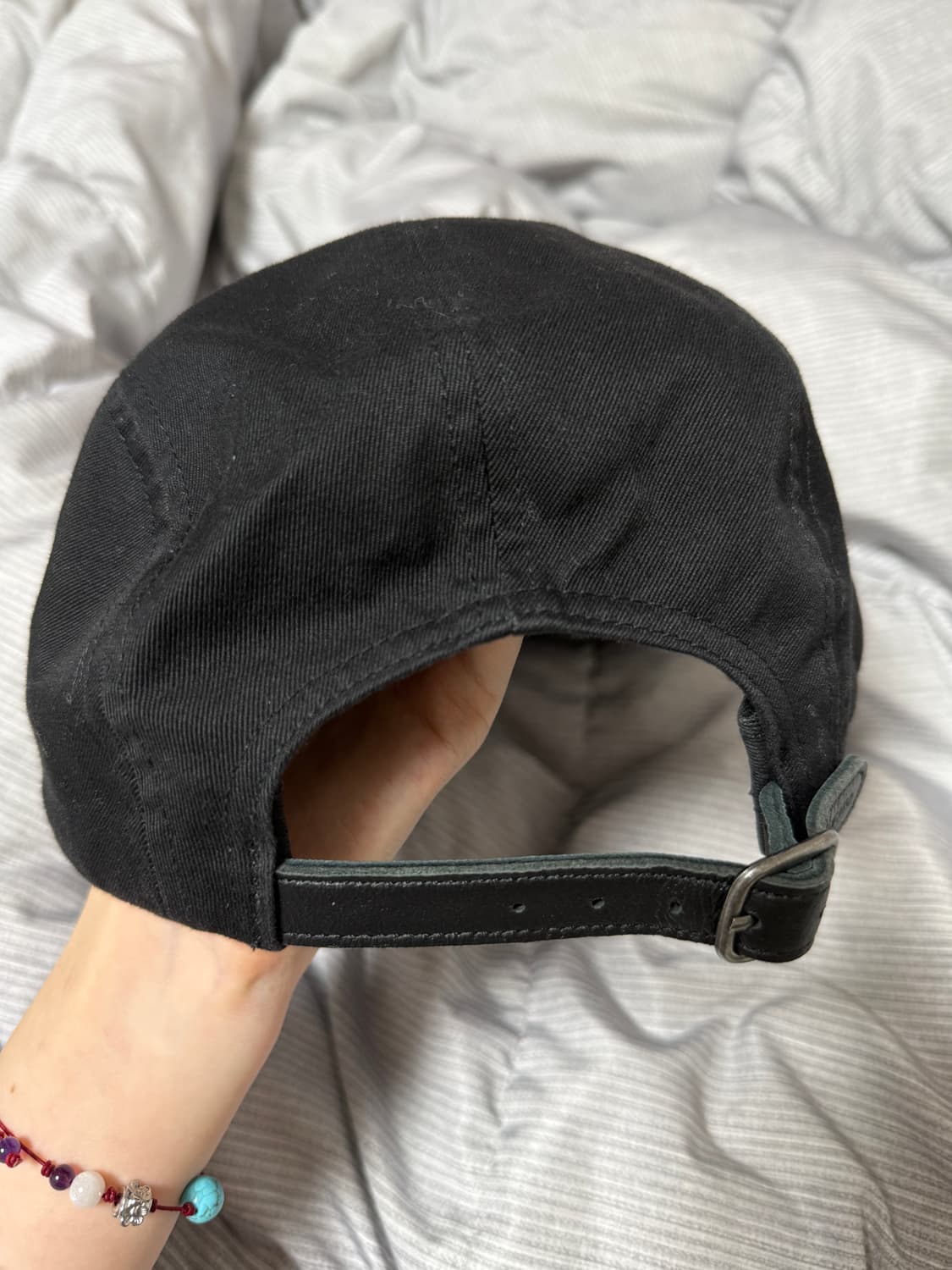 슈프림 워시드 치노 트윌 캠프캡 블랙 상품이미지5