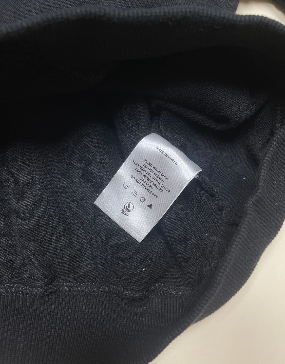 선데이오프클럽 블랙 후드티 상품이미지4