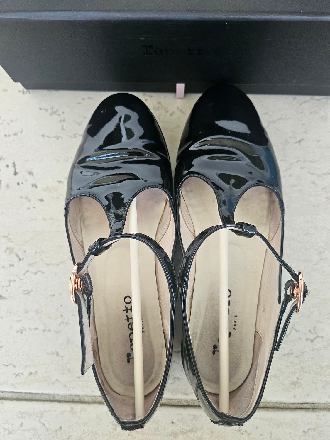 레페토 에나맬 메리제인 37사이즈  상품이미지1