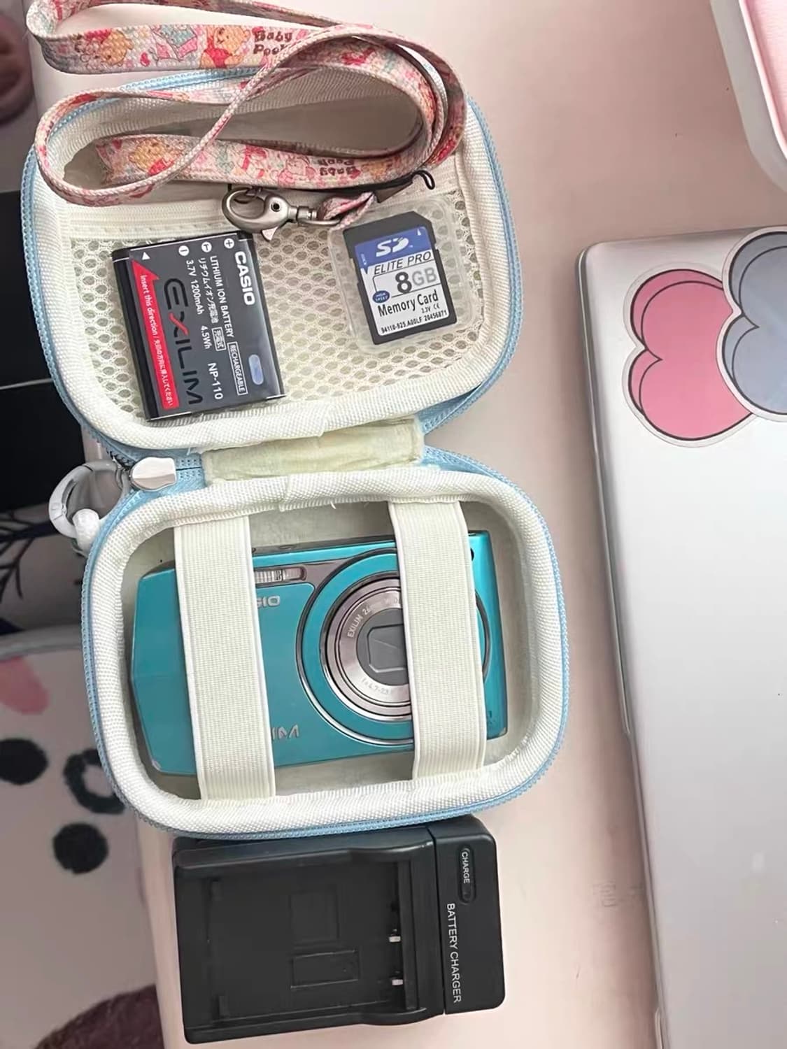 아일릿 모카 디카 카시오 엑슬림 z2300 블루 디지털카메라 상품이미지9