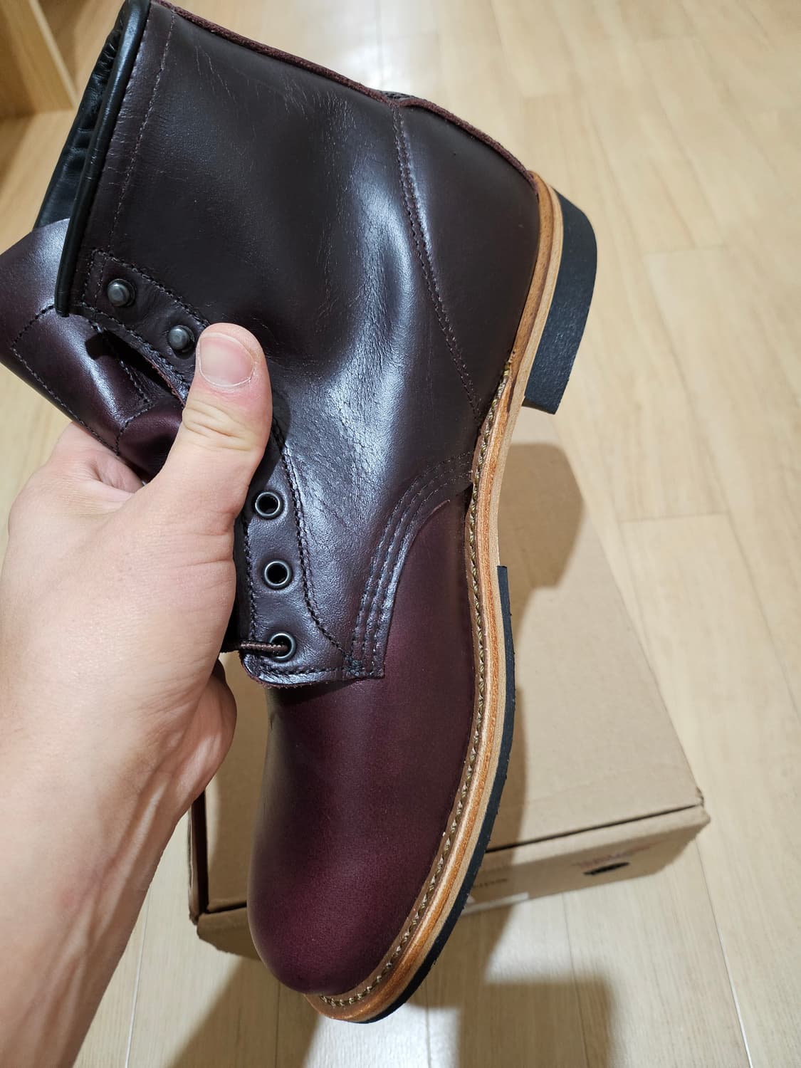 [265] 레드윙 벡맨 부츠 블랙 체리 엑스칼리버 팩토리세컨즈 상품이미지4