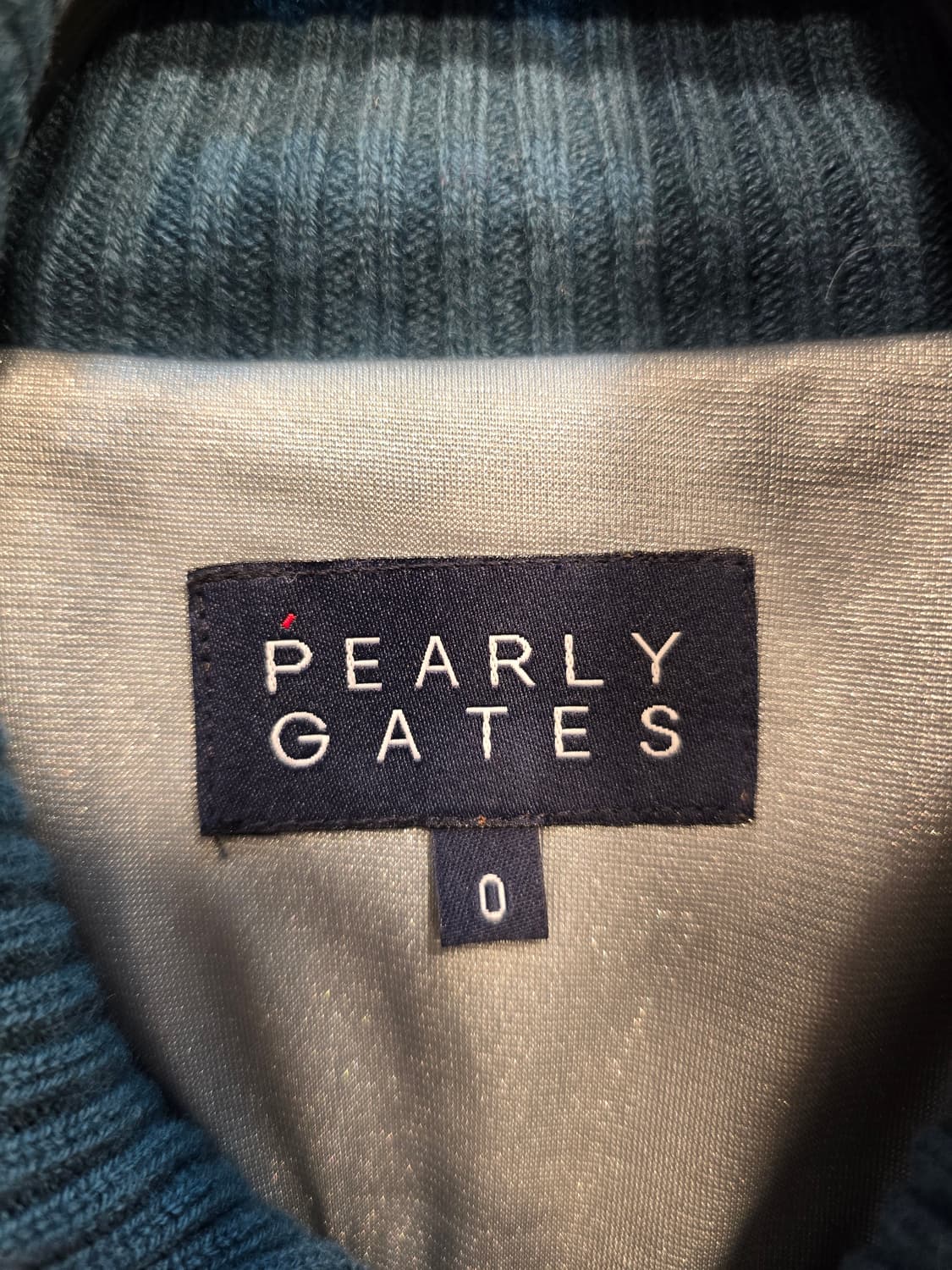 파리게이츠 블루 퀼팅 니트 가디건 겸 자켓 44 상품이미지9