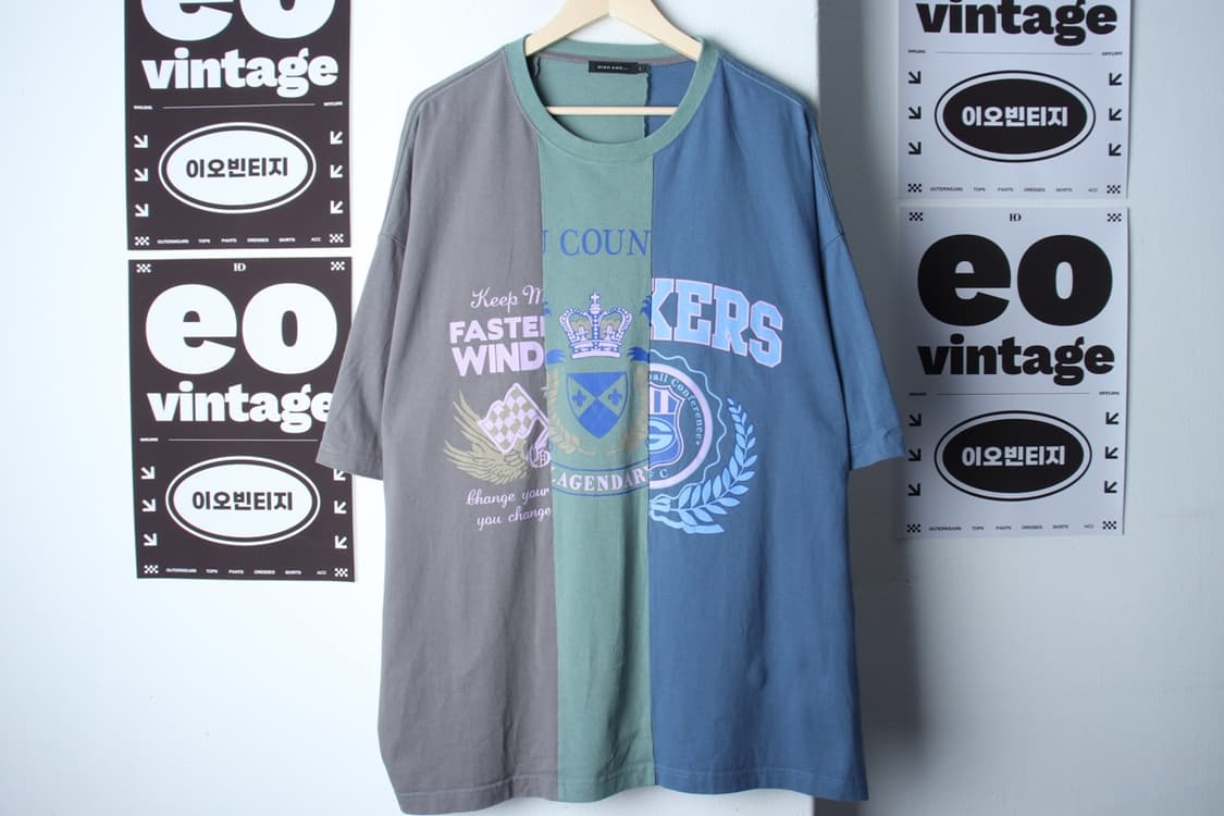 W(L-2XL) 니코앤드 반팔 티셔츠 직접 커스텀 희귀-H3H33754 상품이미지2