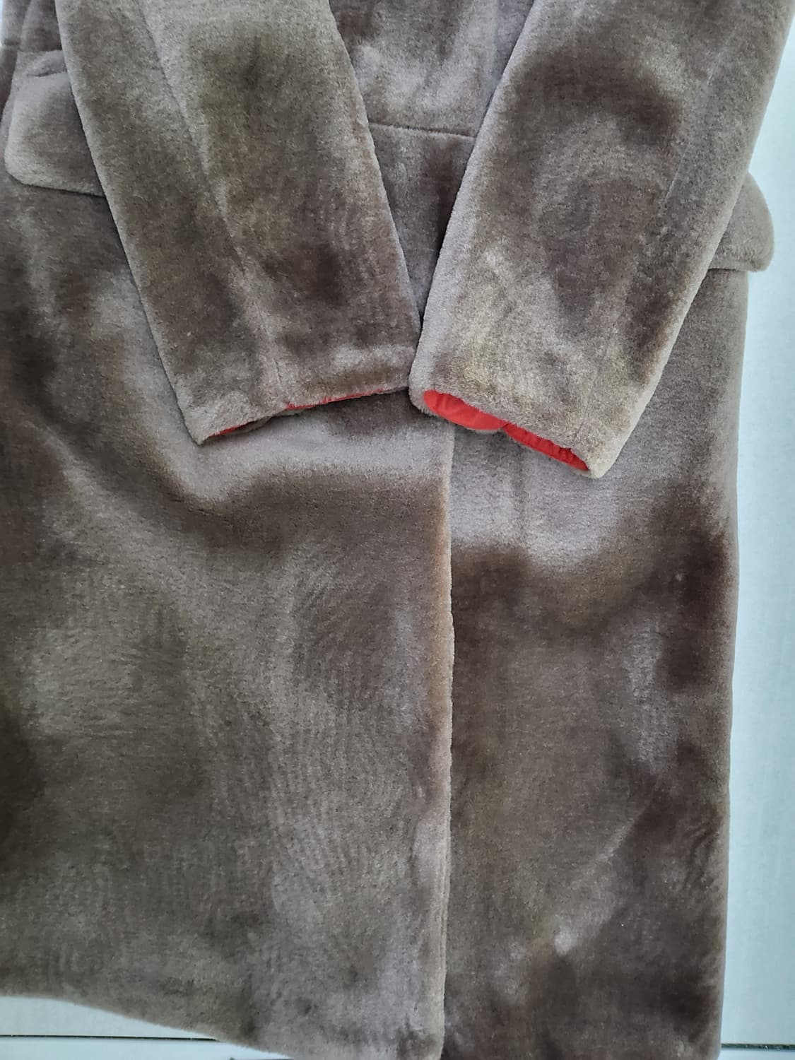 Furs 66 핑크폭스 무스탕 코트 S 상품이미지2