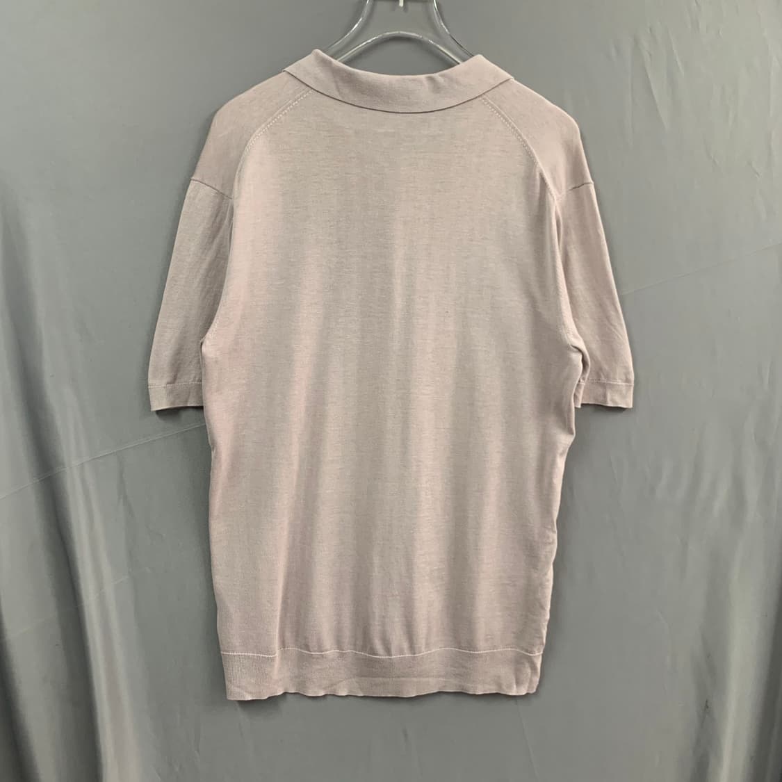 S COS 코스 실크 혼방 니트 PK 반팔 카라티 상품이미지2