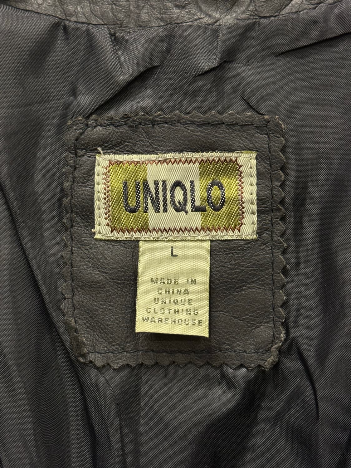 66) Old UNIQLO Leather Western Vest 상품이미지6