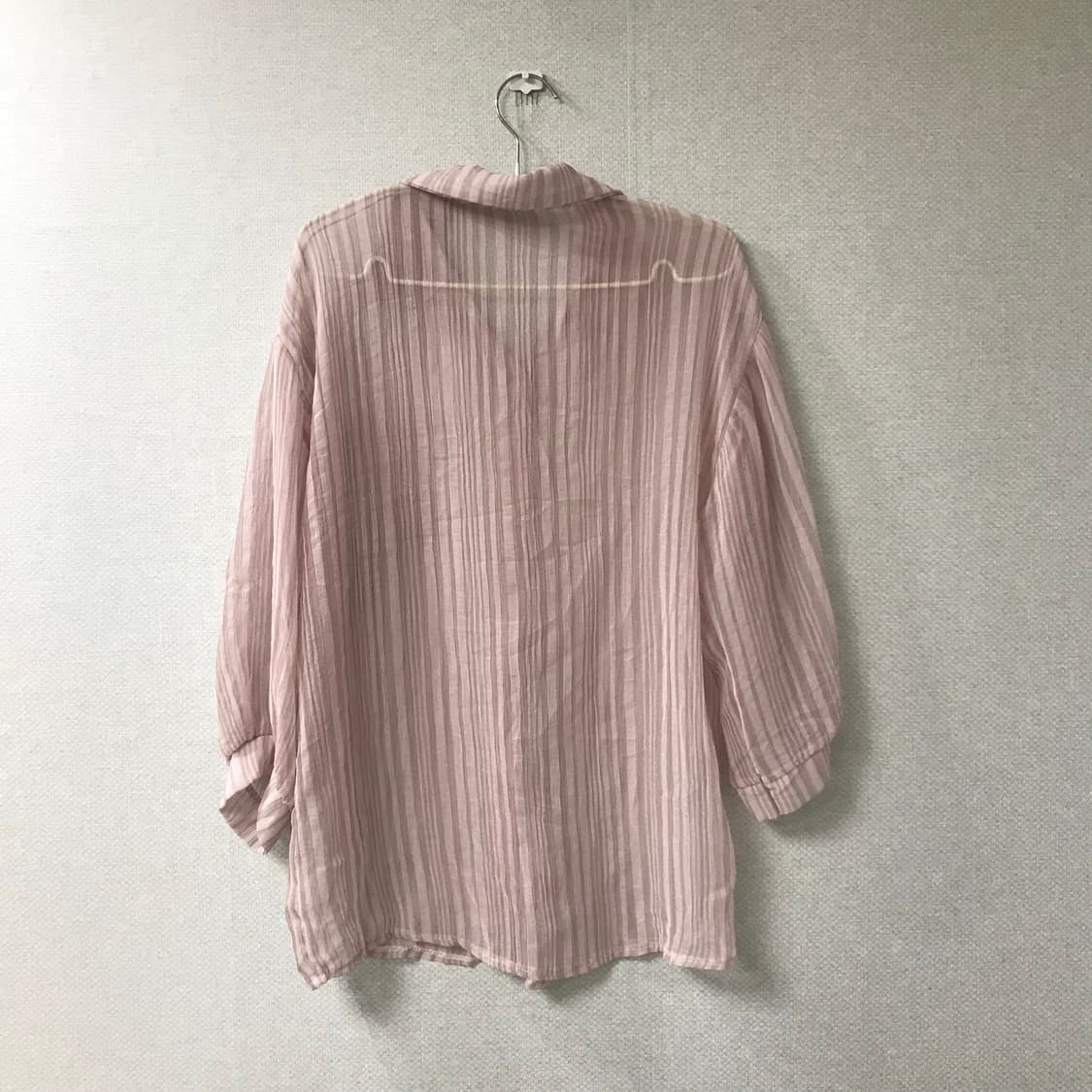 핑크 스트라이프 블라우스 상품이미지9