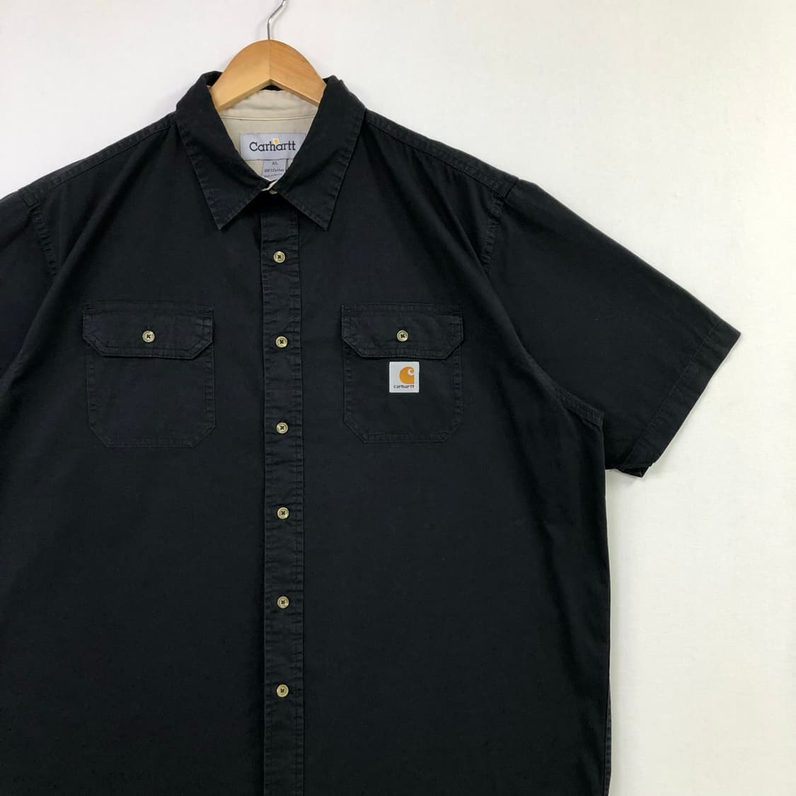 XL 칼하트 블랙 워크 셔츠 상품이미지1