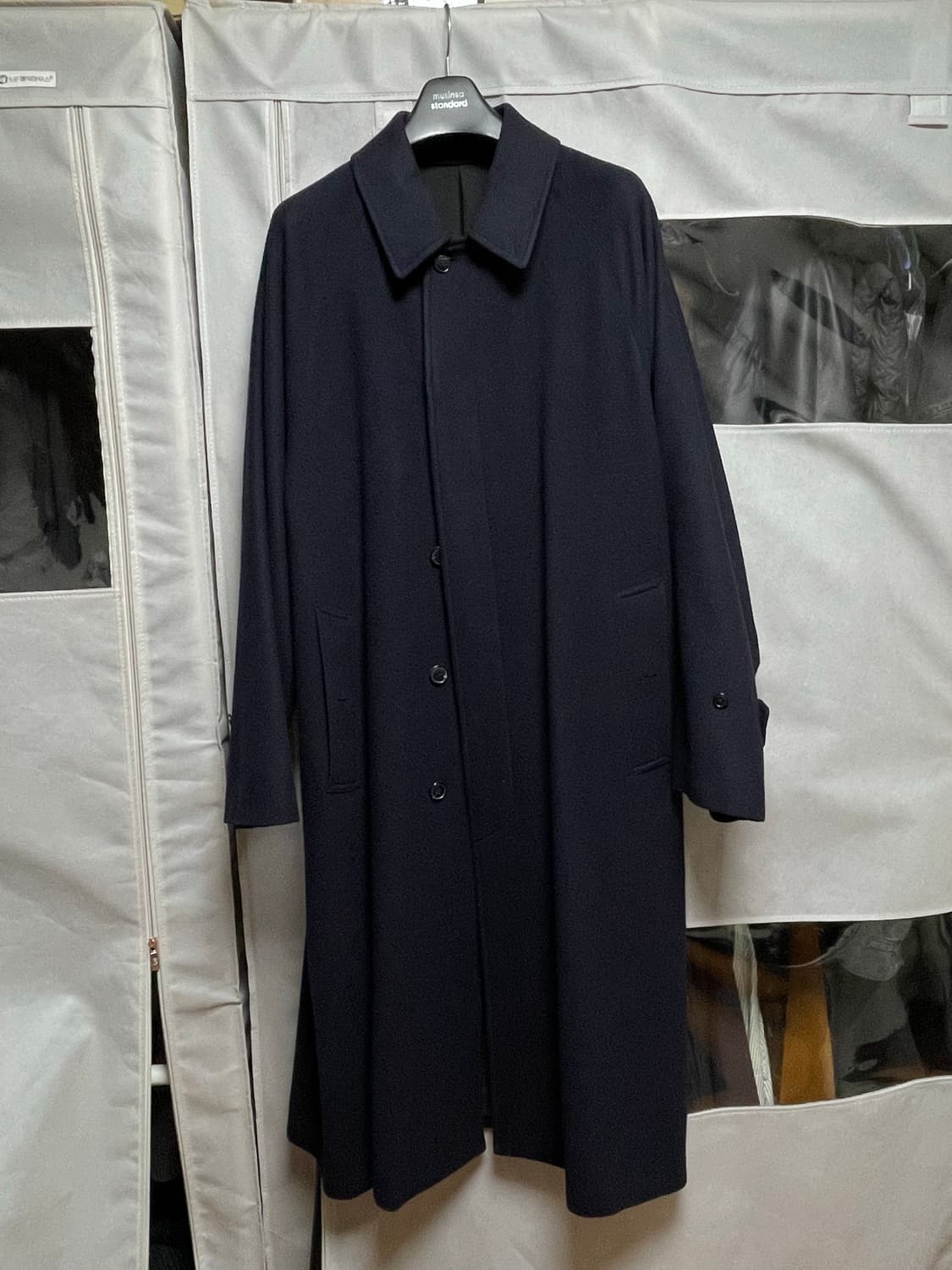 25aw 코모리 캐시미어 발카라 코트 상품이미지2