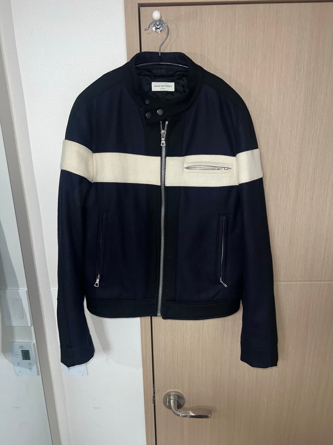 드리스반노튼 울 모터사이클 자켓 상품이미지1