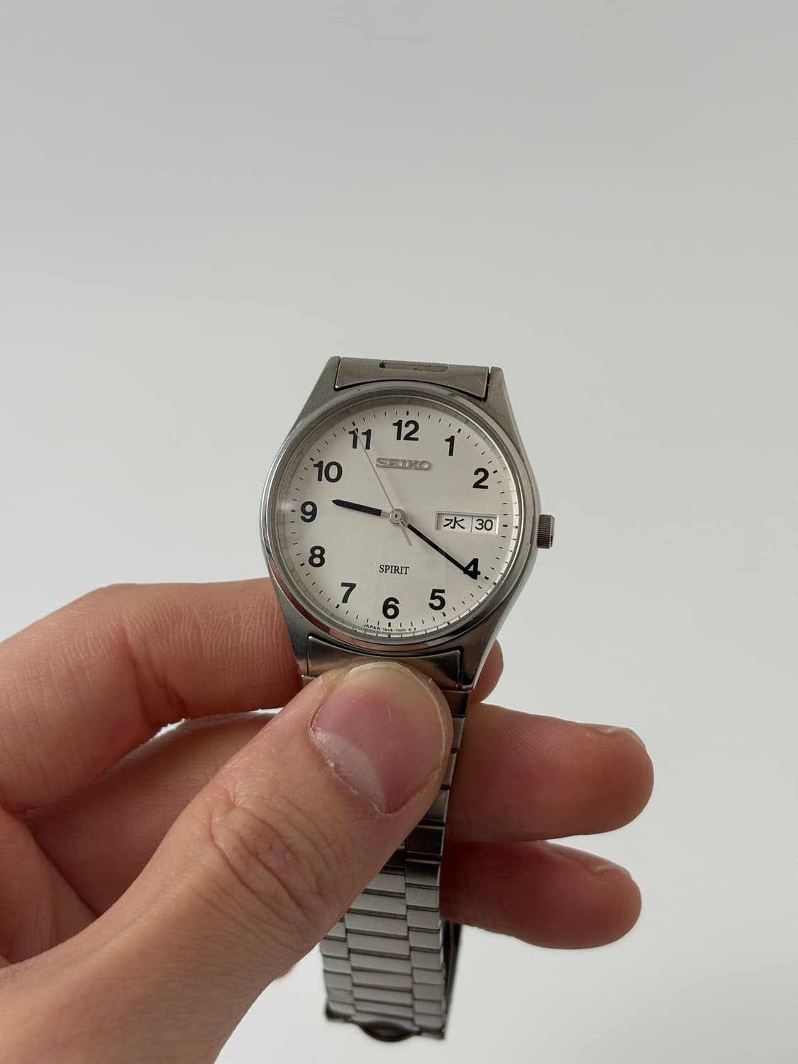 1990s Spirit Arabic Index Silver Quartz 상품이미지3