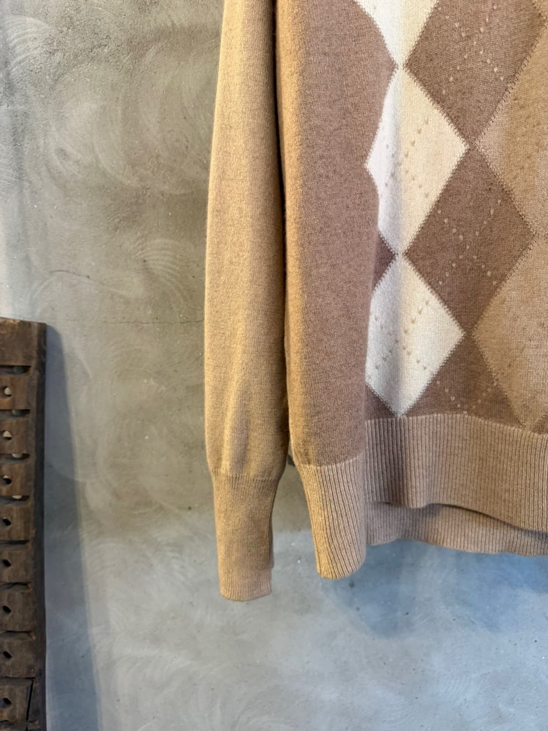 인타르시아 아가일 니트 남성100 상품이미지4