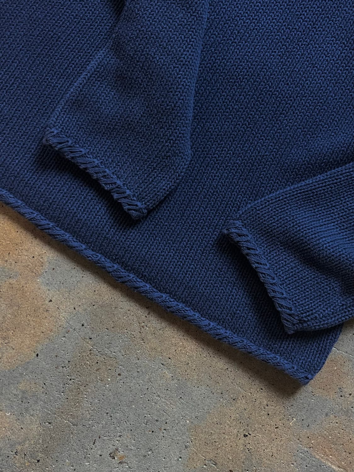 98SS 스톤아일랜드 아카이브 그린 엣지 배지 버튼업 니트 상품이미지7