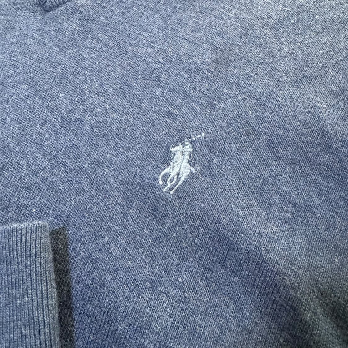 신형 폴로 랄프로렌 코발트블루 브이넥 니트 상품이미지3