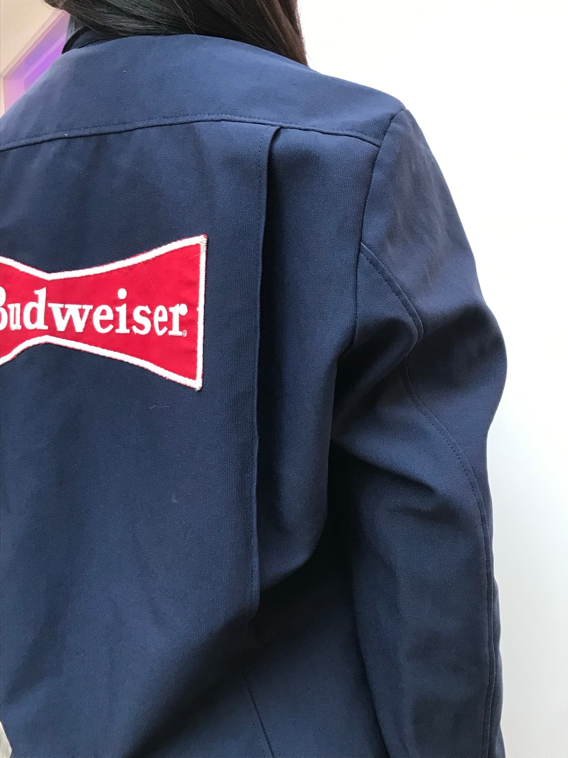 80s Budweiser Embroidered  Work jacket 상품이미지3