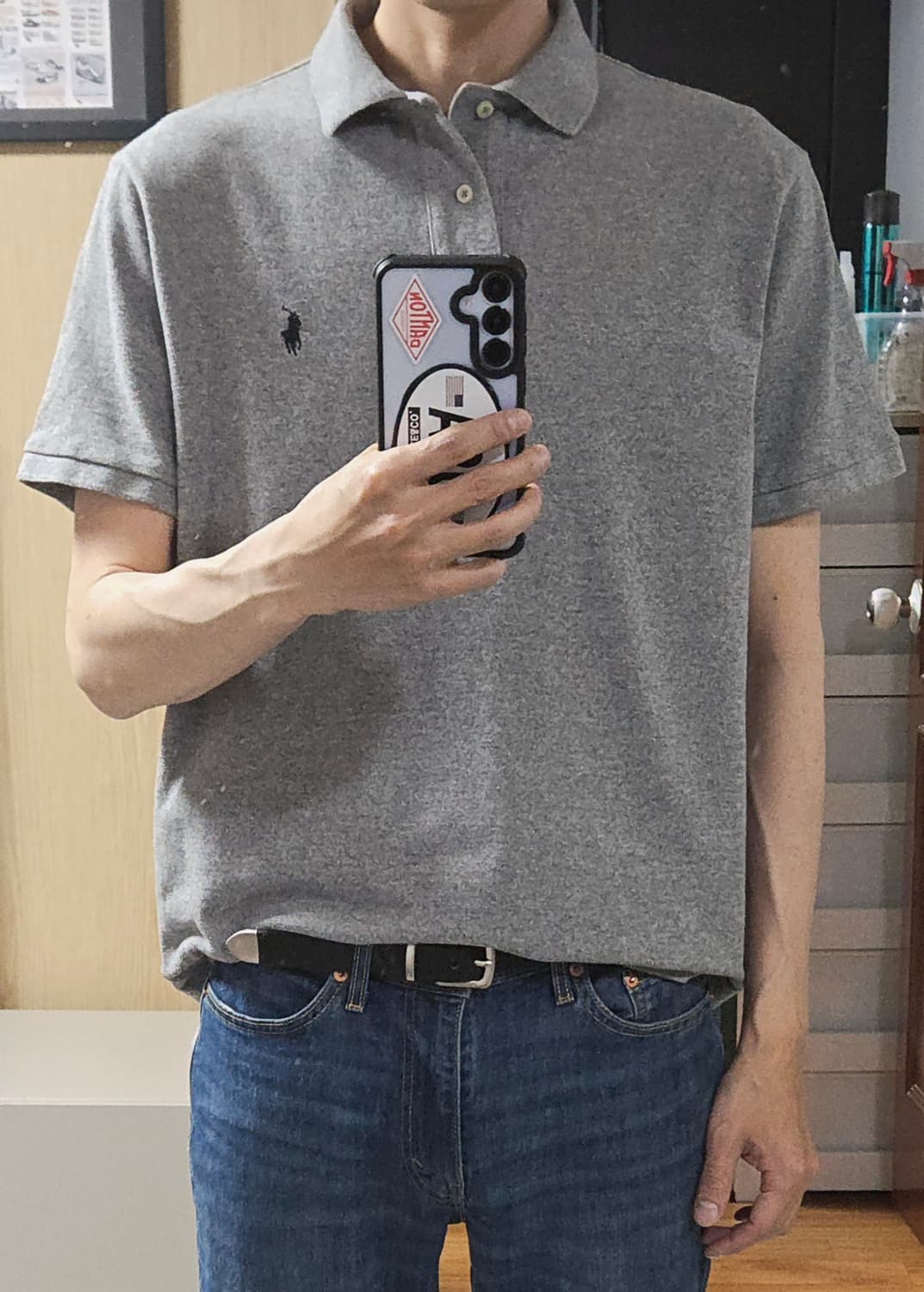 (착샷) 폴로 랄프로렌 반팔 카라 티셔츠 PK 상품이미지10