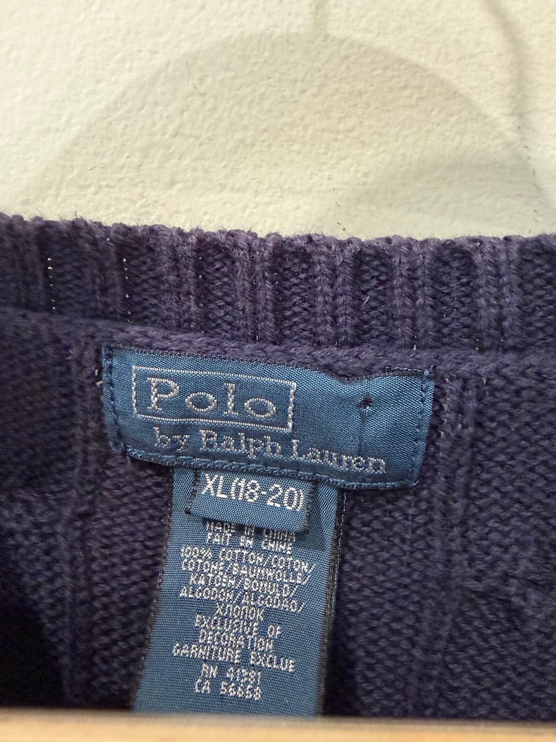 180. 폴로 꽈배기 니트 상품이미지2