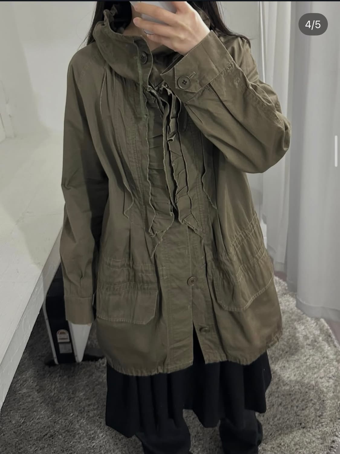 and A frill hood jacket 상품이미지2
