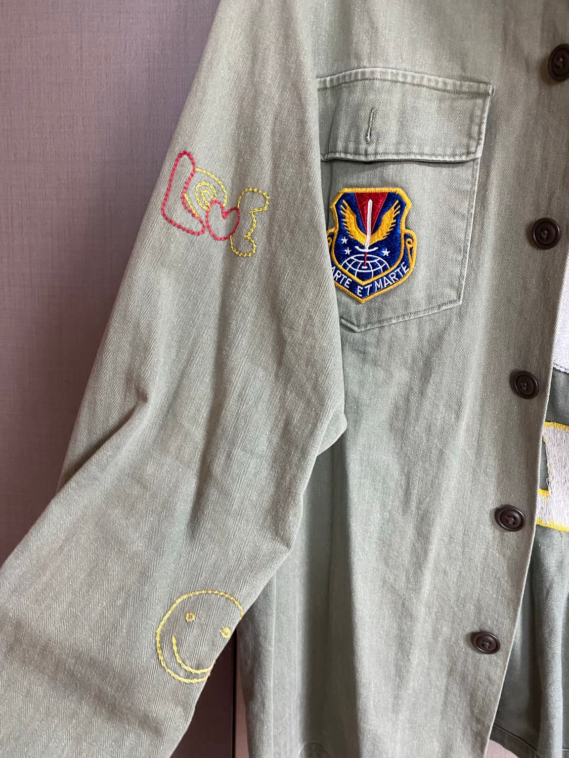 폴로 랄프로렌 피스러브 밀리터리 셔츠 자켓 M사이즈 상품이미지6