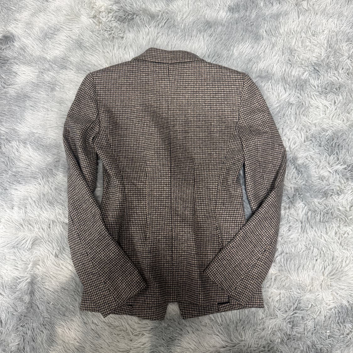 띠어리 울 체크자켓 여성 0사이즈 백화점택 상품이미지4