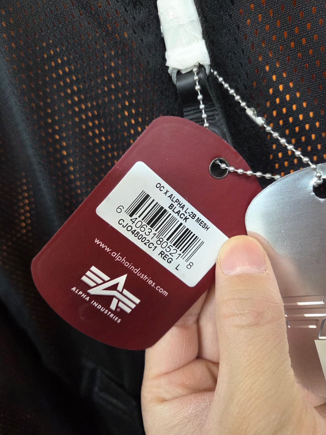 알파인더스트리 오프닝세레모니 리버시블 메쉬 자켓 L 상품이미지4