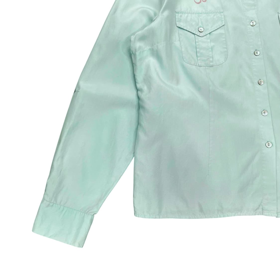 Mint Silk Karma Printing Shirt 상품이미지8