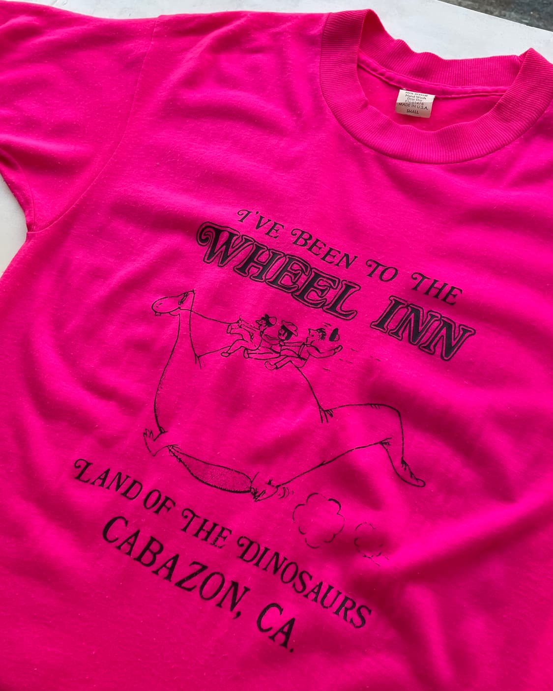70’s USA “Cabazon Dinosaurs” T-shirt 상품이미지4