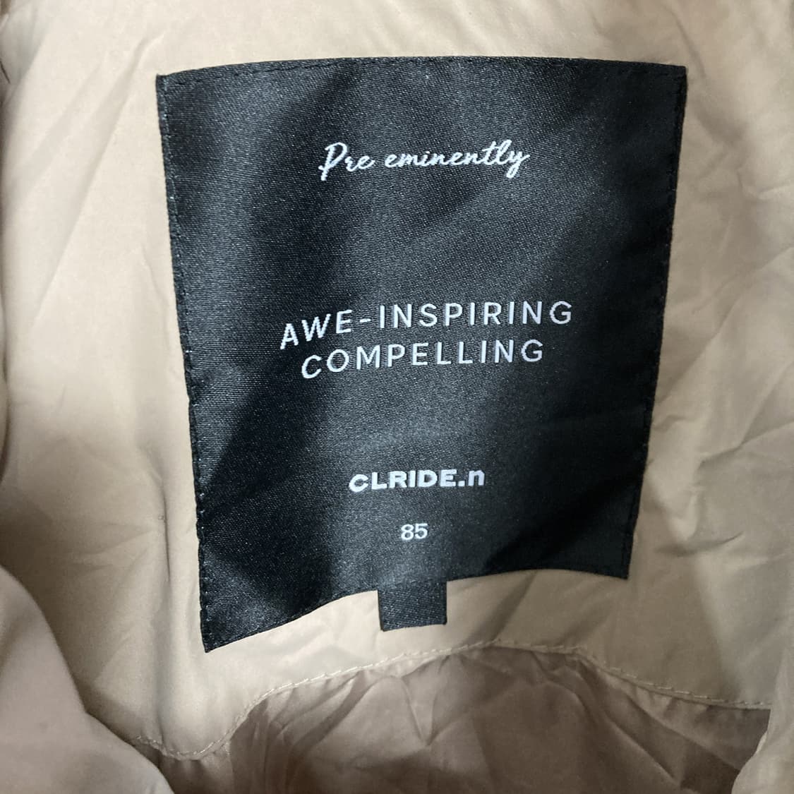 클라이드앤 여성다운오버핏패딩 베이지 85 상품이미지4