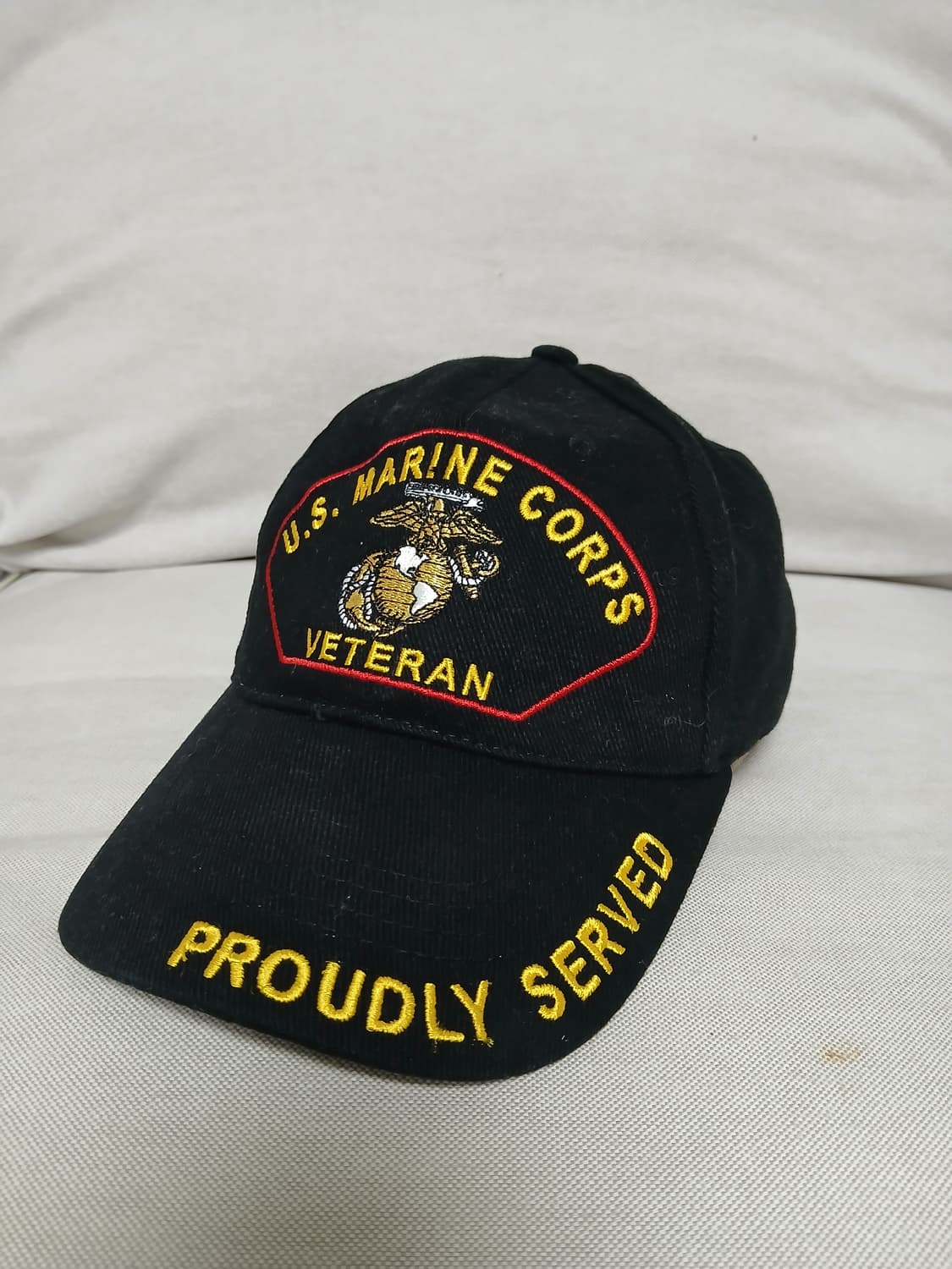 빈티지 U.S MARINNE VETERAN 모자 상품이미지1