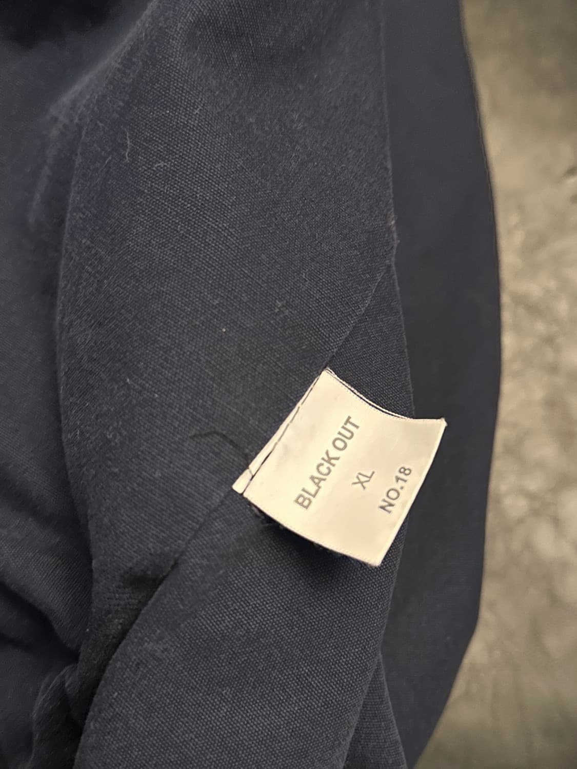 블랙아웃 팀자켓 XL 상품이미지3