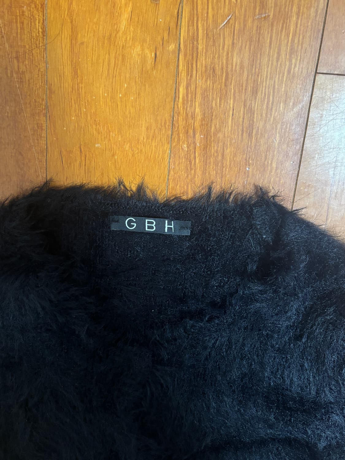 GBH 블랙 밍크퍼 가디건 상품이미지6