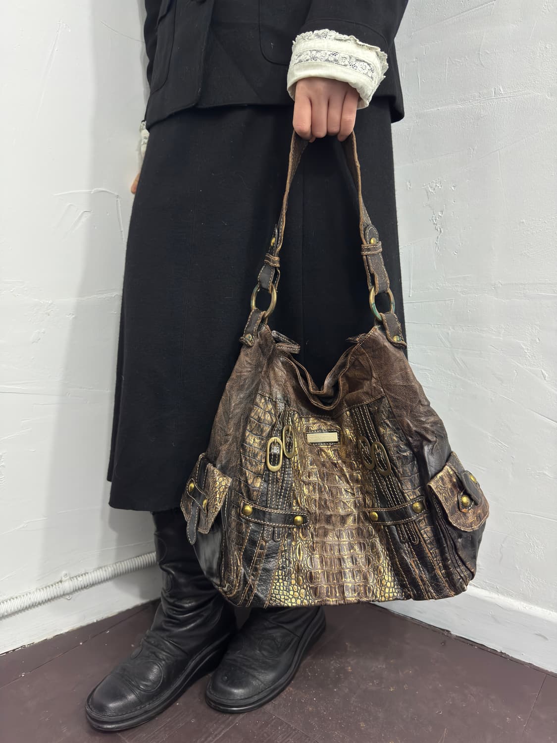 marco buggiani genuine leather bag 상품이미지2