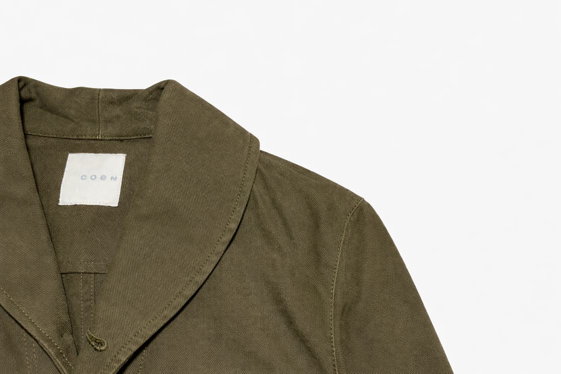 JPN 일본 빈티지 워크웨어 아메카지 코엔 올리브 커버올 워크자켓 S 상품이미지5