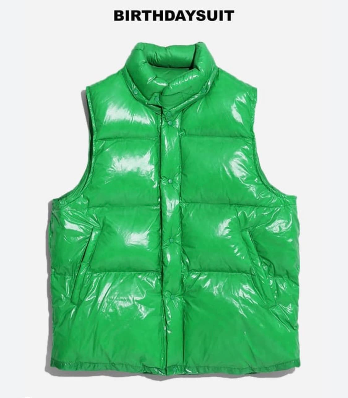 BIRTHDAYSUIT 그린 패딩 조끼 (L) 상품이미지1