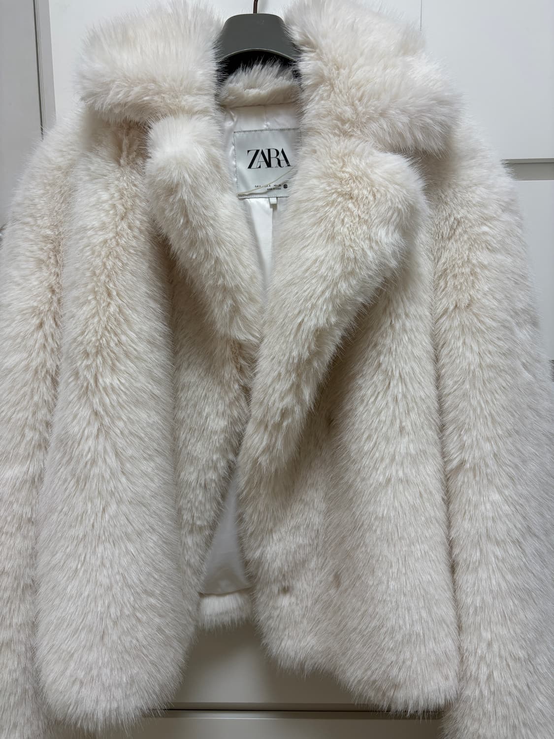 자라 퍼자켓 화이트 s 상품이미지1