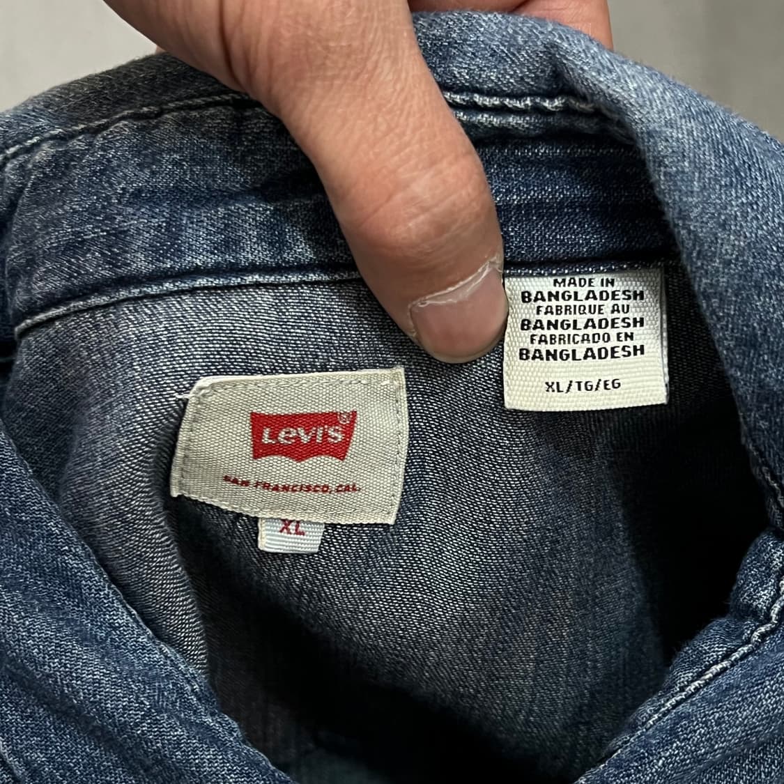  리바이스 웨스턴 데님 셔츠 y15939 상품이미지6