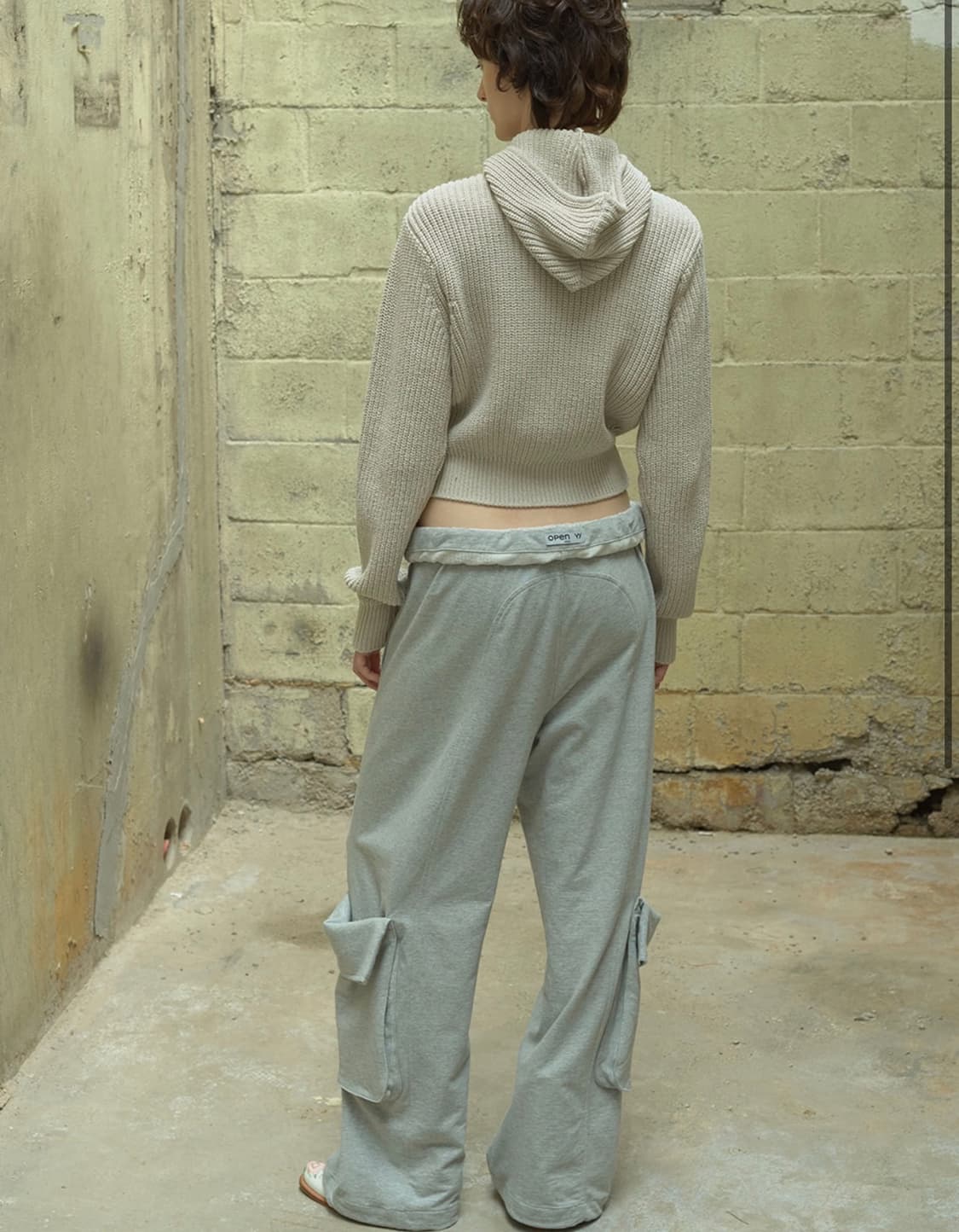 오픈와이와이 ROLLED WAIST SWEAT CARGO PANTS 상품이미지3