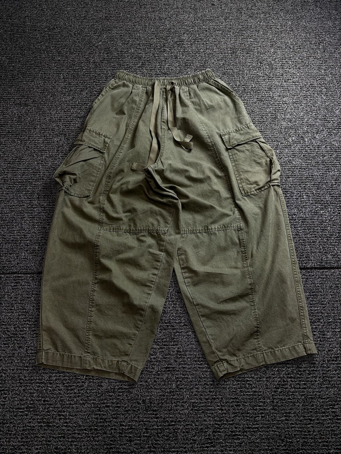 파머스마켓 벌룬핏 카키 퍼티그 카고 팬츠 1619 상품이미지2