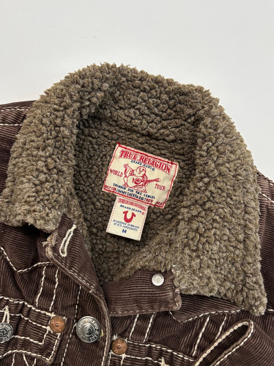 True Religion 트루릴리전 브라운컬러 코듀로이 웨스턴 자켓 상품이미지9