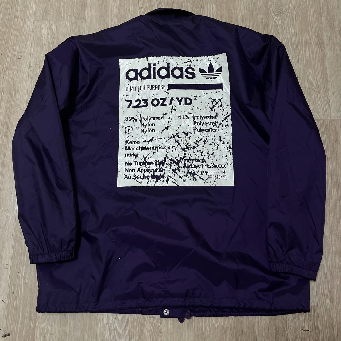 아디다스 남성 빅로고 바람막이 코치자켓 XXL/110  상품이미지5