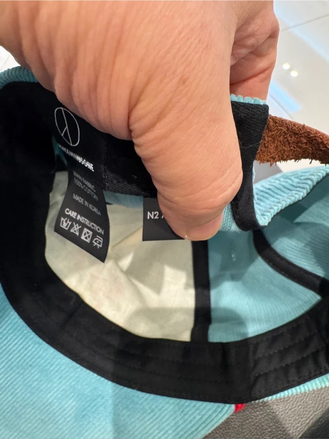 피스마이너스원 5 패널 볼캡 민트 극미중고 상품이미지5