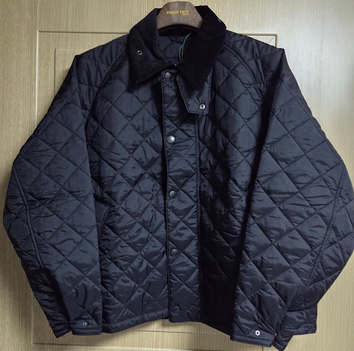 바버 트랜스포트 퀼팅 자켓 블랙 38사이즈 상품이미지2